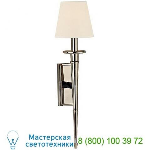 Stanford round torch wall sconce 220-agb-ws hudson valley lighting, настенный светильник