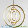 Halo vertical 4-ring pendant light halocv4-bk-120 roll &amp; hill, светильник