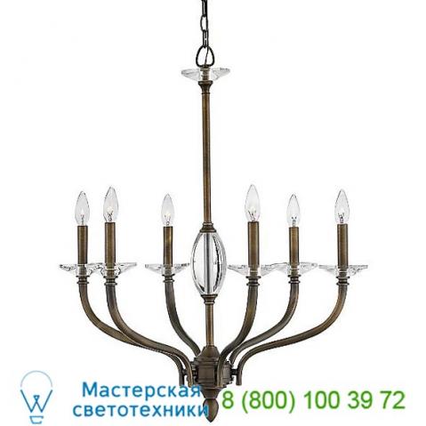 4006pn hinkley lighting surrey chandelier, светильник