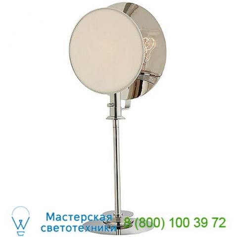 Visual comfort osiris reflector adjustable table lamp tob 3291bz/hab-l, настольная лампа