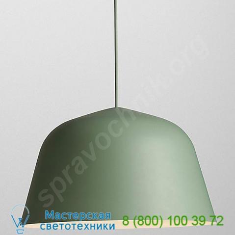 Ob-15234 ambit led pendant light (dusty green) - open box return muuto, опенбокс