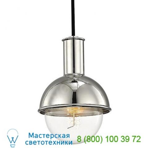 Mitzi - hudson valley lighting h111701-agb riley mini pendant light, светильник