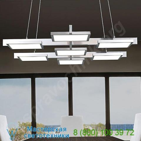 Sonneman lighting panels 7 light rectangle led pendant light 2577. 01, подвесной светильник