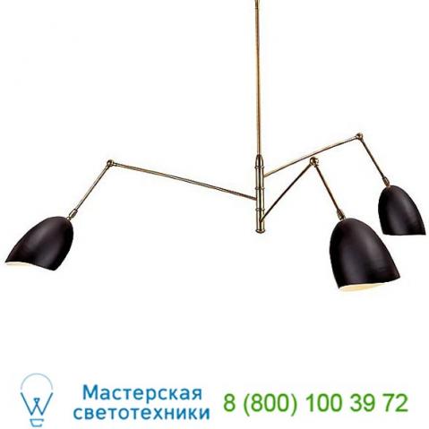 Visual comfort sommerard chandelier arn 5009hab-blk, светильник