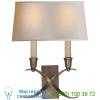 Cross bouillotte wall sconce chd 1190an-np visual comfort, настенный светильник