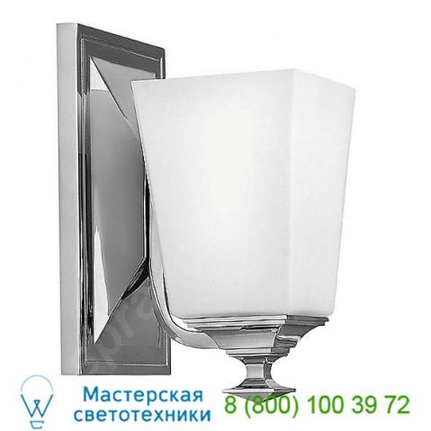 Hinkley lighting baldwin bath sconce 56670pn, настенный бра