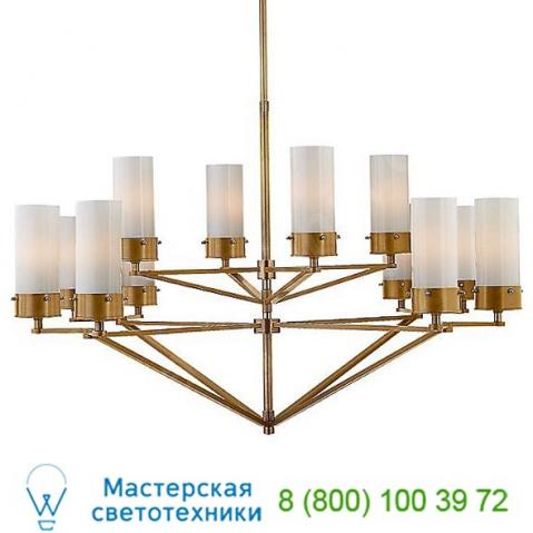 Marais 2-tier chandelier visual comfort tob 5303bz/hab-cg, светильник