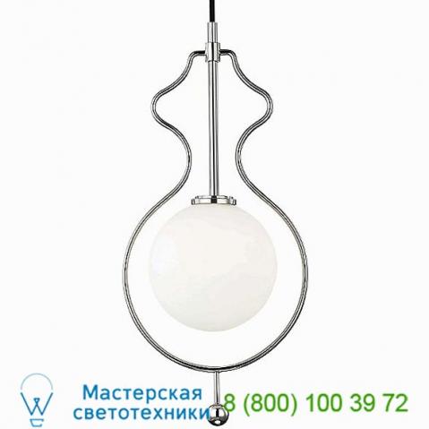 Abigail led pendant light mitzi - hudson valley lighting h248701-agb, светильник