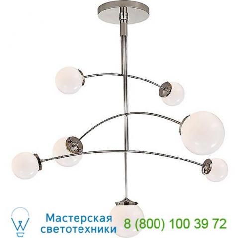 Ks 5404pn-cg visual comfort prescott 7-light mobile chandelier, светильник