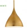 Ob-arn 5350g visual comfort agnes pendant (gild with white/small) - open box return, опенбокс