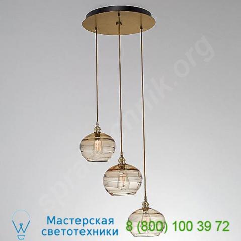 Hammerton studio chb0036-03-fb-oc-c01-e2 coppa multipoint pendant light, светильник