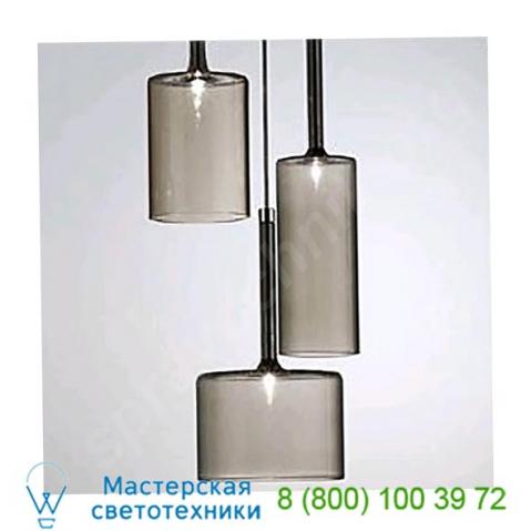 Spillray 10 light linear pendant light usspil10cscr12v axo light, светильник