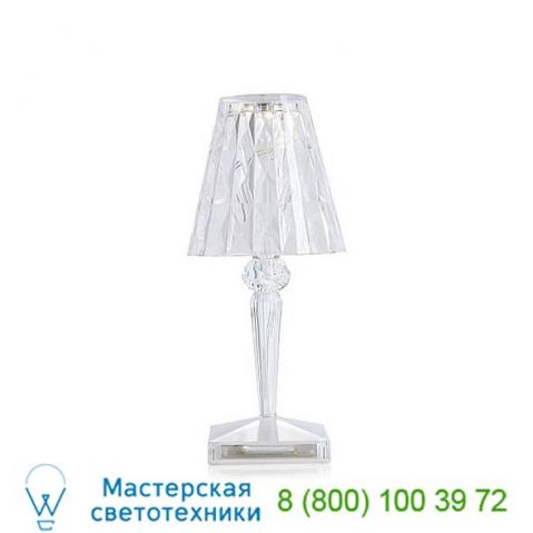 Battery led table lamp 9140/b4 kartell, настольная лампа