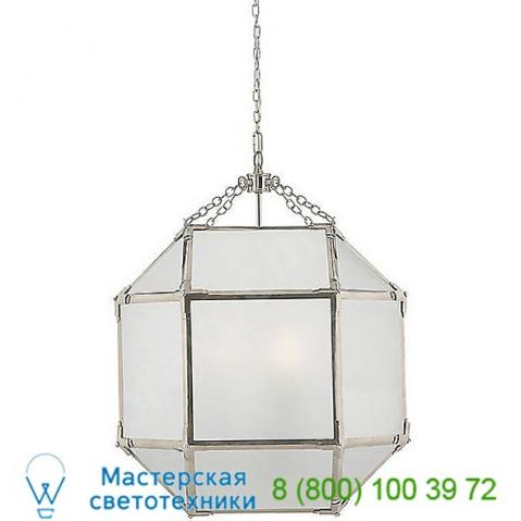 Morris medium pendant light (frosted/polished nickel) - open box return visual comfort, светильник