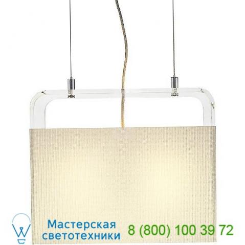 Tube top pendant light pablo designs tt pend 18 wht/clr, светильник