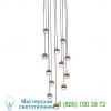 Dora p12 multi-light pendant light seed design sld-1010pc12-brs, светильник