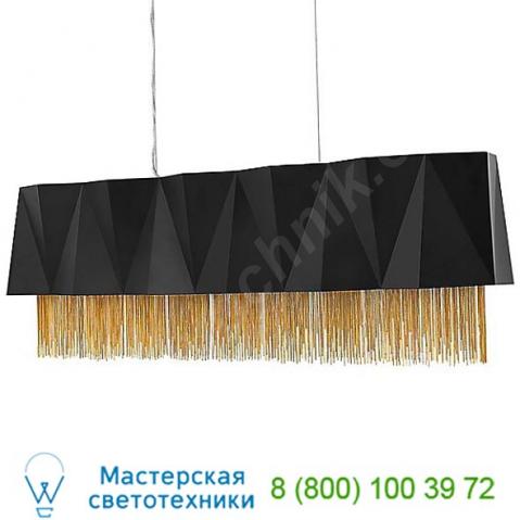 Fr32806sbk zuma linear chandelier fredrick ramond, светильник