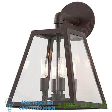 Amherst outdoor wall light troy lighting b3431, уличный настенный светильник