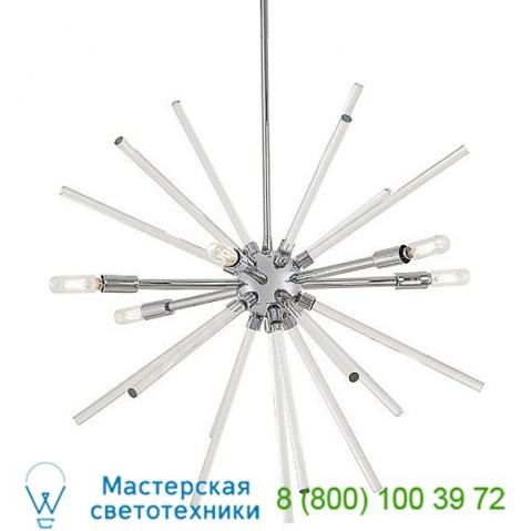 Spiked 6-light chandelier p1791-077 george kovacs, светильник