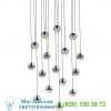 2923. 01-sml grapes 16 light led square multipoint pendant sonneman lighting, светильник