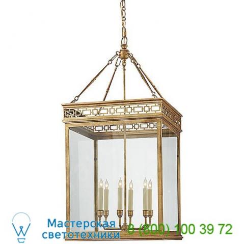 Newcastel fret lantern pendant light chc 5222ai-cg visual comfort, светильник