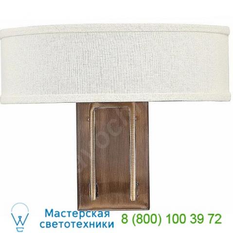 Hinkley lighting 3202br hampton 2 light wall sconce, настенный светильник