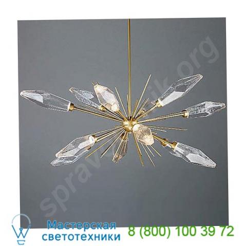 Rock crystal oval starburst led chandelier hammerton studio plb0050-0a-fb-ca-001-l1, светильник