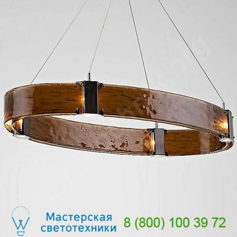 Hammerton studio plb0042-44-fb-bg-ca1-l1 parallel oval led chandelier, светильник