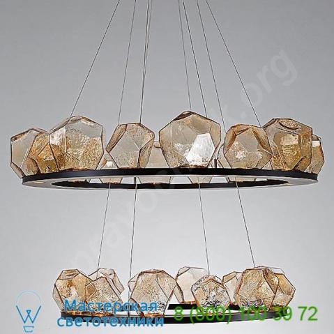 Chb0039-2b-fb-a-ca1-l1 hammerton studio gem bezel ring 2-tier chandelier, светильник