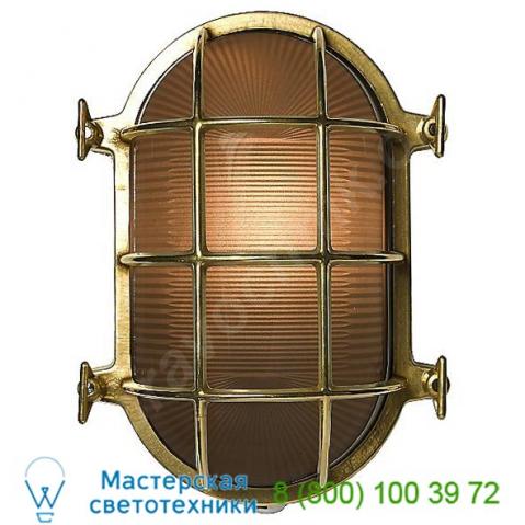 Bt-dp7035/br original btc 7035 oval brass bulkhead outdoor wall light, уличный настенный светильник