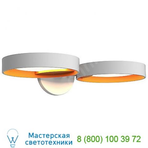 Light guide ring double led wall sconce sonneman lighting 2651. 25a, настенный светильник бра