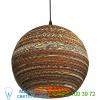 Graypants moon scraplight natural pendant light (small/e26 medium base) - open box la-moon 10