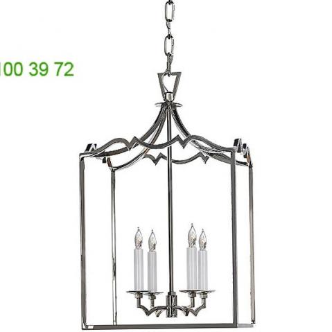 Darlana fancy lantern pendant (nickel/small) - open box visual comfort ob-chc 2180pn, опенбокс