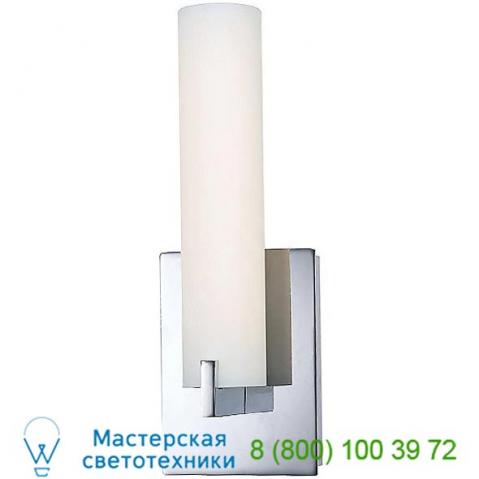 Tube led bathroom wall light (chrome) - open box return la-p5040-077-l george kovacs, опенбокс