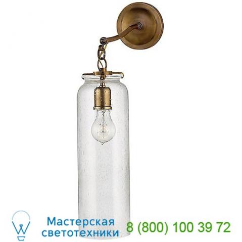 Tob 2226bz/g3-cg katie cylinder bathroom wall light visual comfort, настенный бра