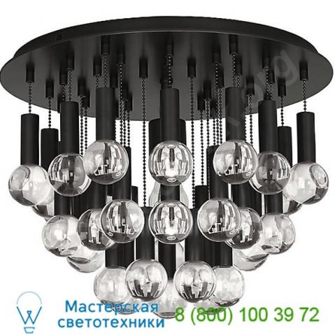 Milano flush mount ceiling light 754 robert abbey, светильник