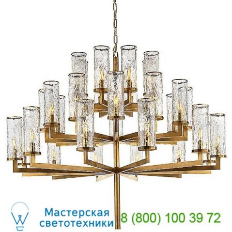 Kw 5202ab-crg visual comfort liaison triple chandelier, светильник