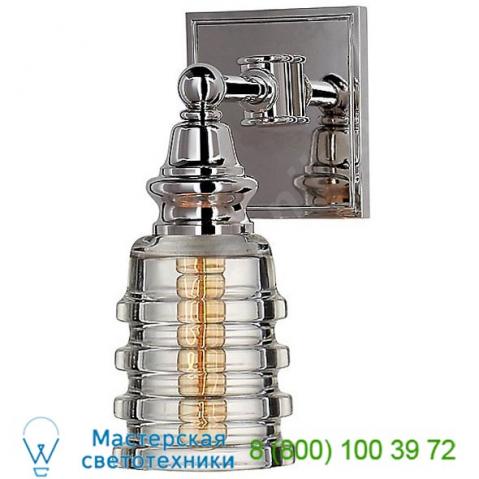 Visual comfort covington wall sconce with ribbed glass chd 2472pn-cg, настенный светильник