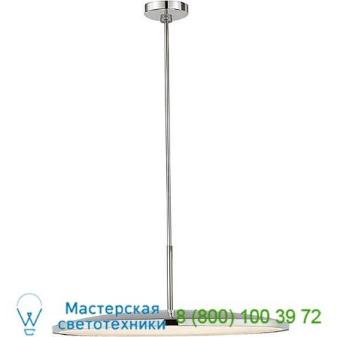 Visual comfort dot pendant light (polished nickel/medium) - open box return , светильник