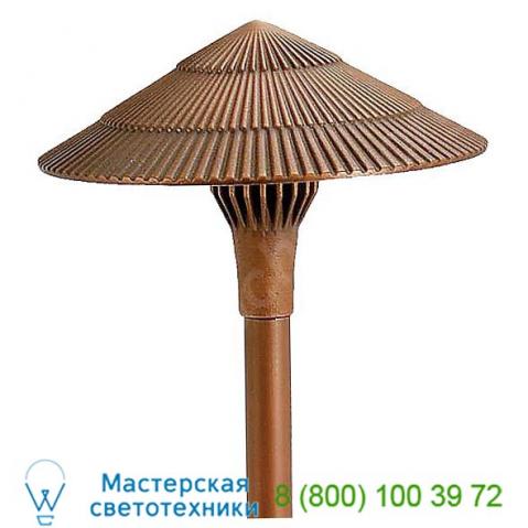 Al-15-ledp-brs focus industries brass panel led tiki area light, светильник для садовых дорожек