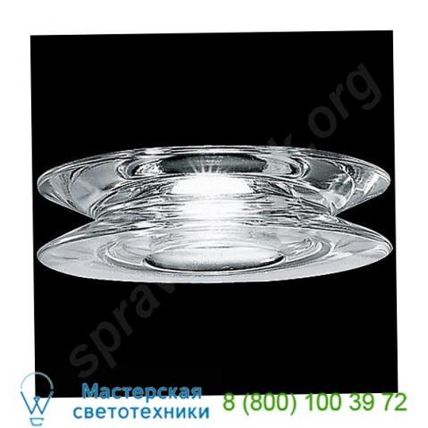 Fabbian shivi - line voltage recessed lighting kit (trnsp/non ic re/gu10)-open box, светильник