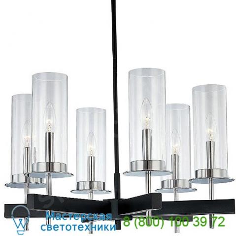 Tuxedo 6 light round pendant  sonneman lighting, светильник