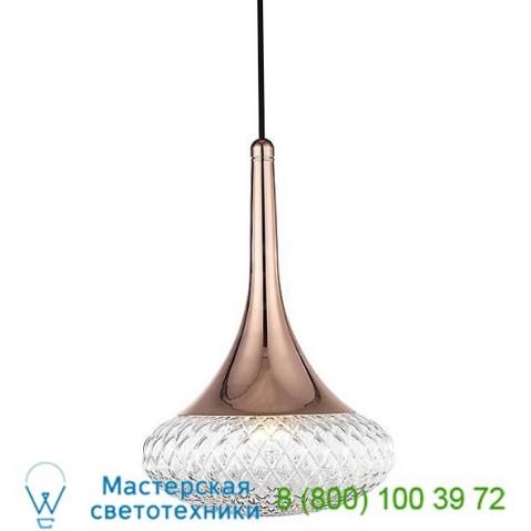 Bella wide mini pendant light h114701c-pn mitzi - hudson valley lighting, подвесной светильник