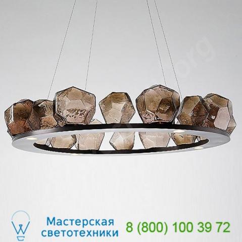 Gem bezel ring led chandelier hammerton studio chb0039-0a-fb-b-ca1-l1, светильник