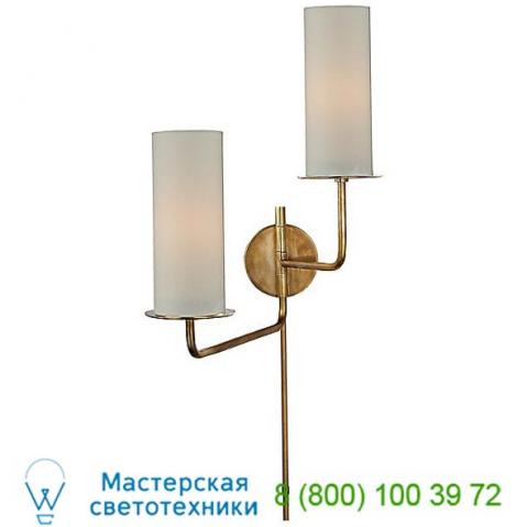 Larabee double swing arm sconce ks 2036gm-l visual comfort, бра