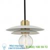 Milla pendant light mitzi - hudson valley lighting h175701s-agb/wh, подвесной светильник