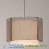 Uptown mesh drum chandelier with shade chb0019-18-fb-sh-001-e2 hammerton studio, светильник