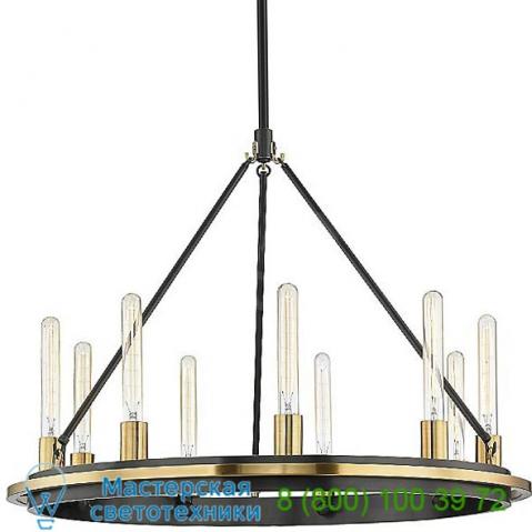 Chambers pendant light hudson valley lighting 2732-agb, светильник