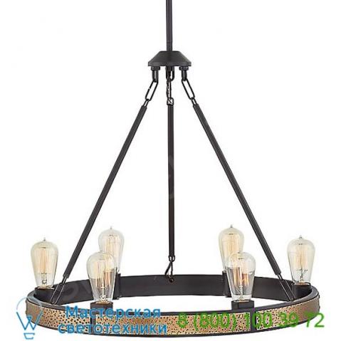 4395bz everett chandelier hinkley lighting, светильник