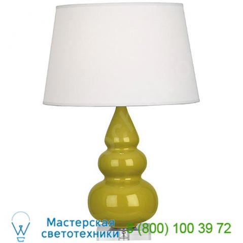 Small triple gourd table lamp robert abbey eg33x, настольная лампа